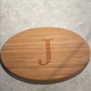New Mud Pie Bamboo Cheese Board